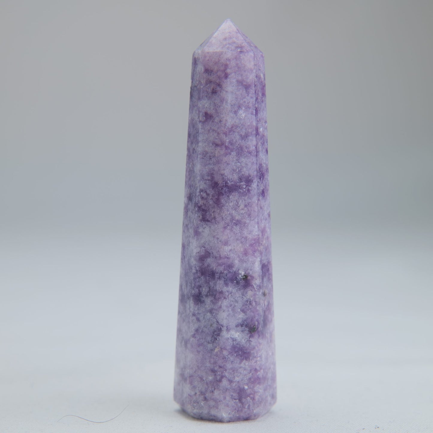 Lepidolite Obelisk 40g 75mm Crystal Tower - Luna Panther