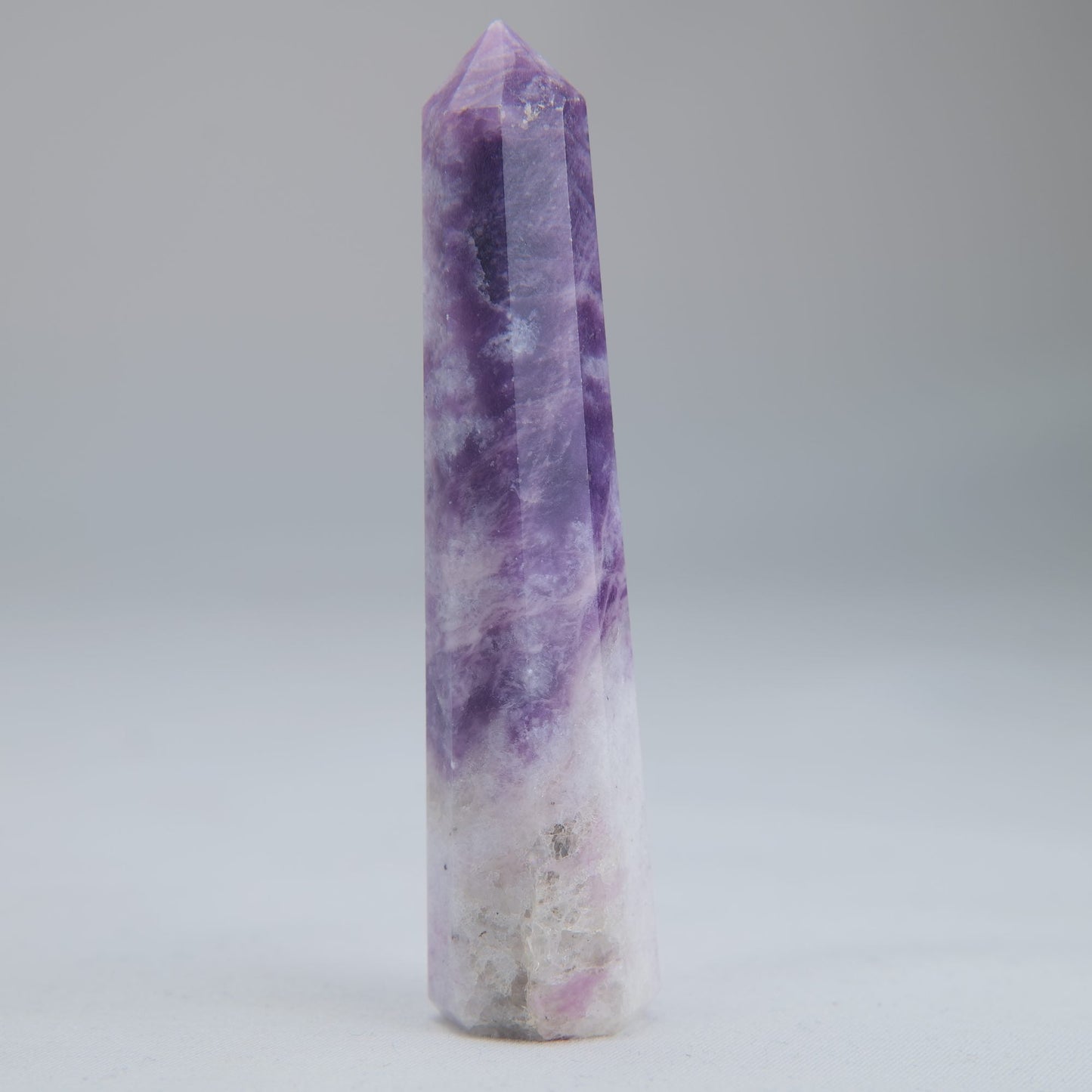 Lepidolite Obelisk 43g Crystal Tower - Luna Panther