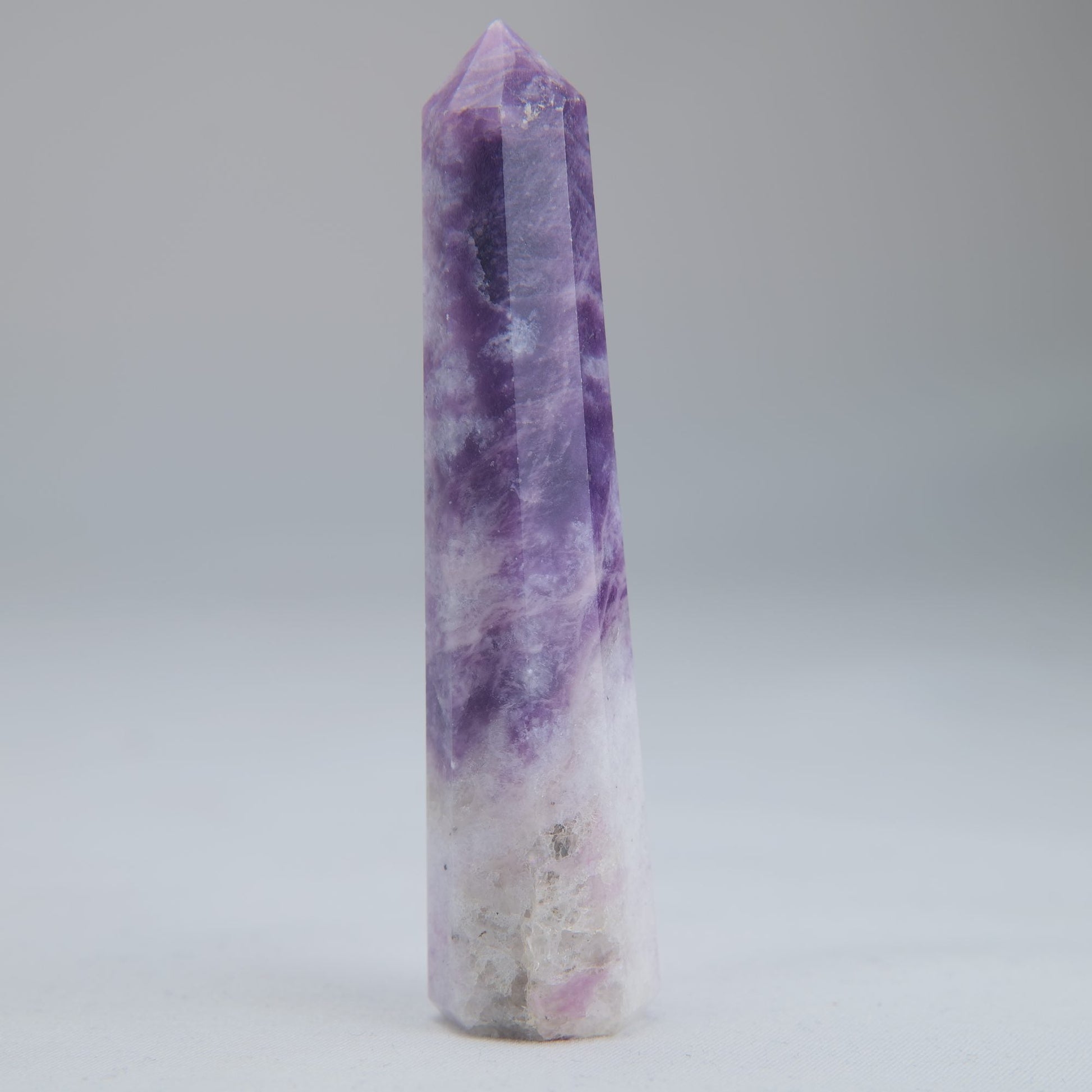 Lepidolite Obelisk 43g Crystal Tower - Luna Panther