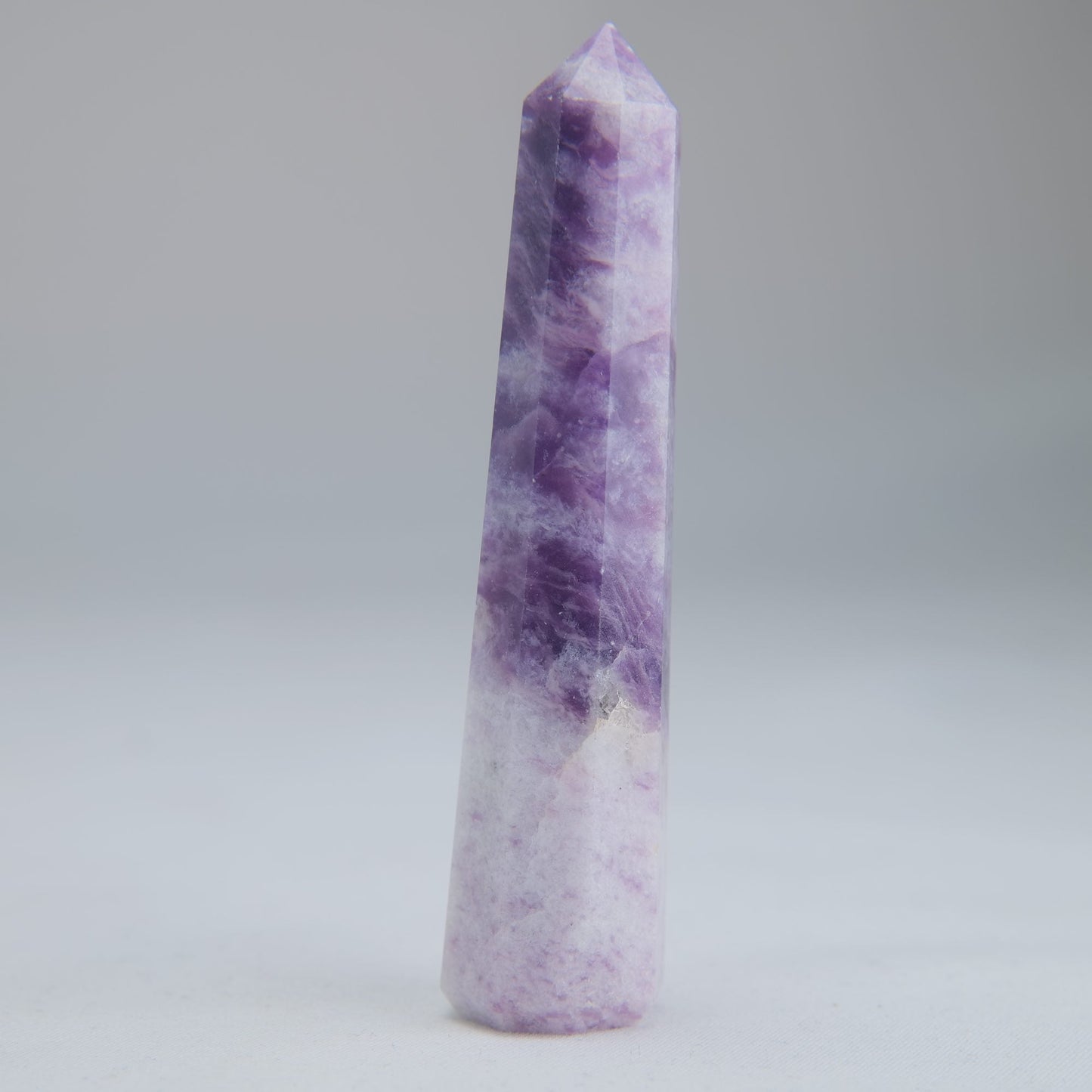 Lepidolite Obelisk 43g Crystal Tower - Luna Panther