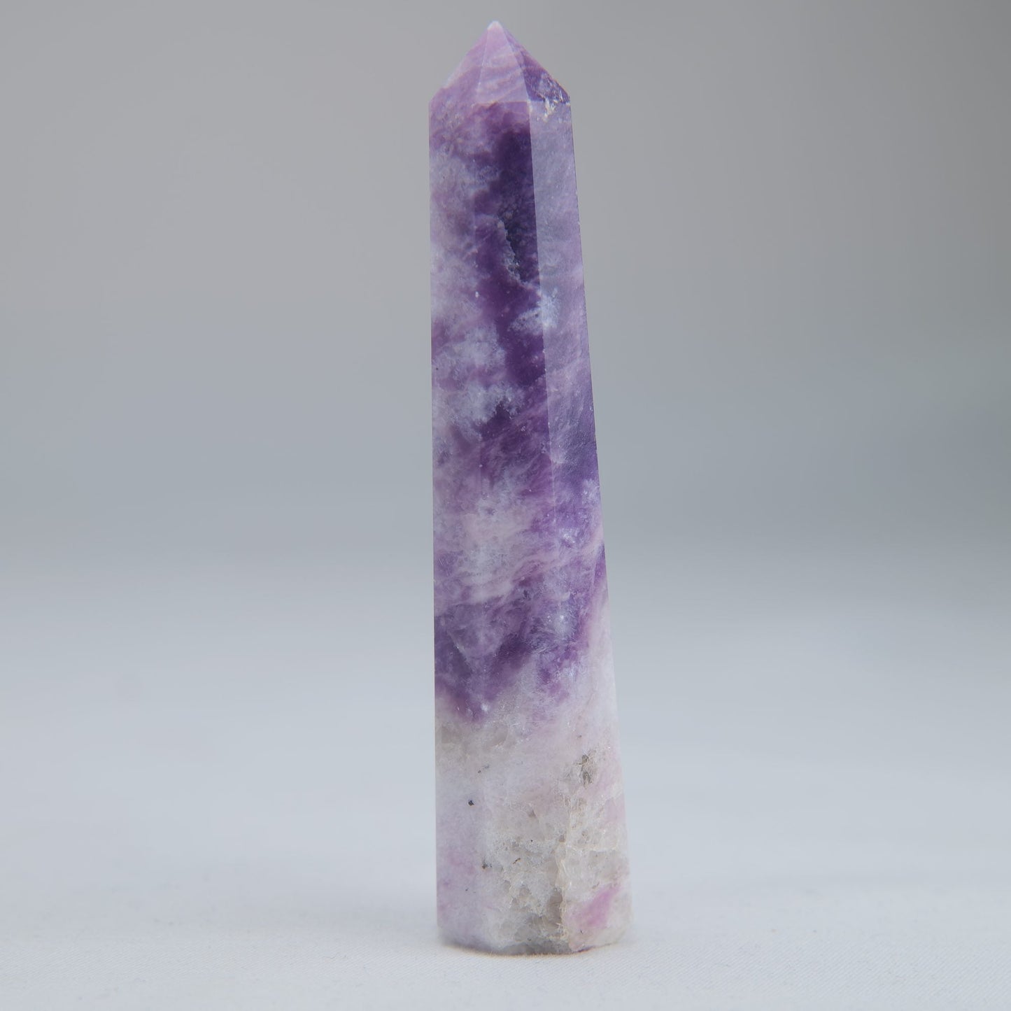 Lepidolite Obelisk 43g Crystal Tower - Luna Panther
