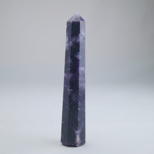 Lepidolite Obelisk 56g Crystal Tower - Luna Panther alternate view