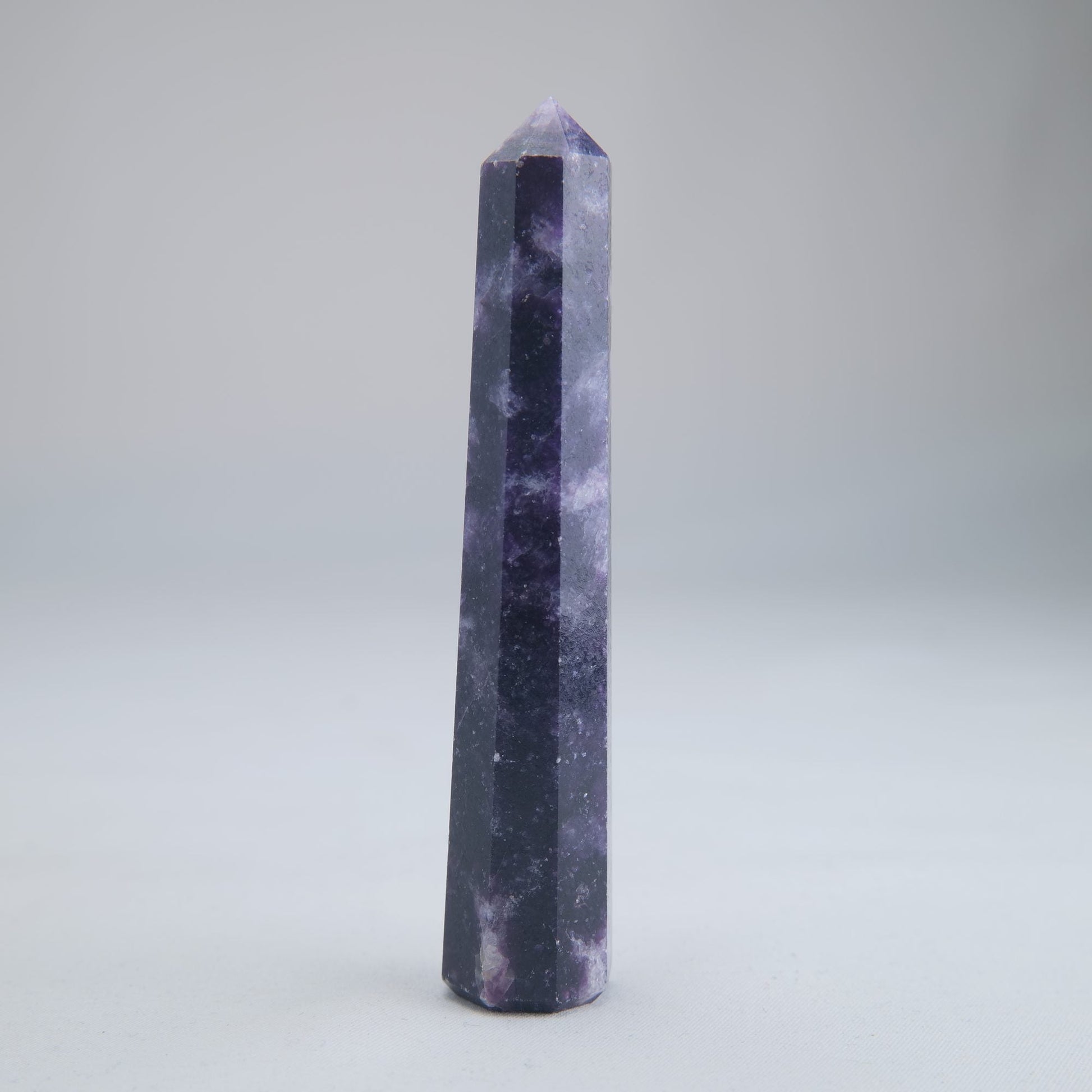 Lepidolite Obelisk 56g Crystal Tower - Luna Panther