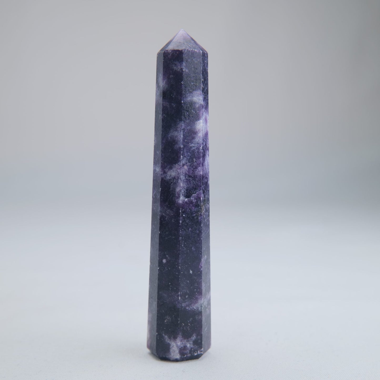 Lepidolite Obelisk 56g Crystal Tower - Luna Panther