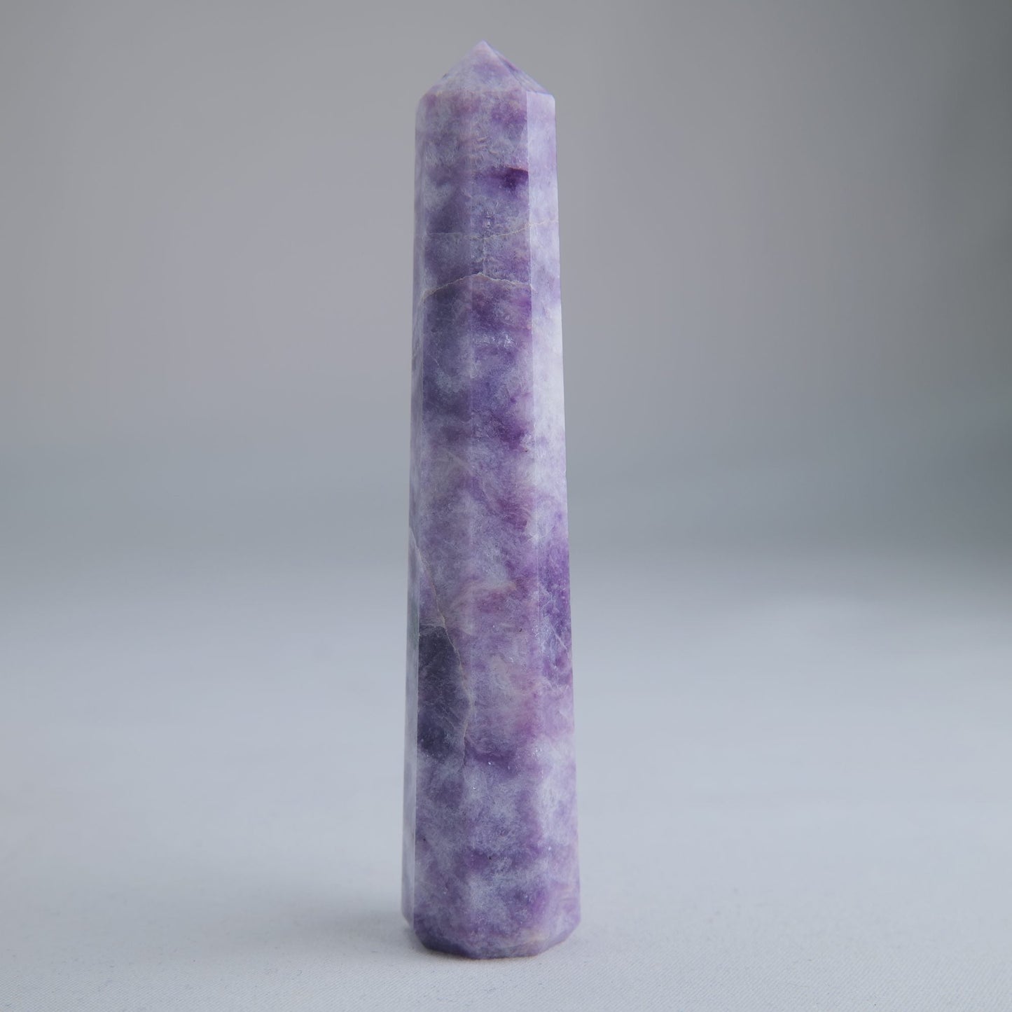 Lepidolite Obelisk 69g Crystal Tower - Luna Panther