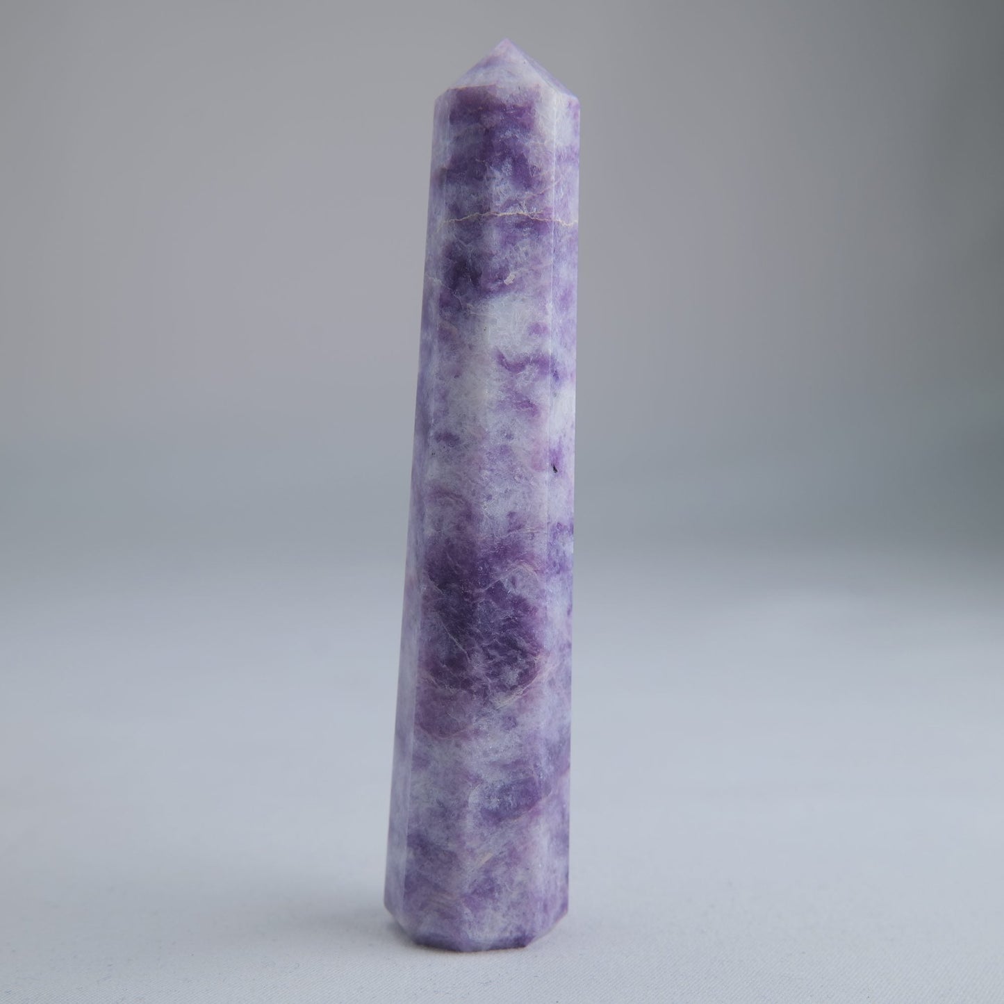 Lepidolite Obelisk 69g Crystal Tower - Luna Panther