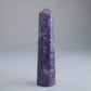 Lepidolite Obelisk 86g Crystal Tower - Luna Panther