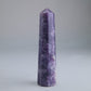 Lepidolite Obelisk 86g Crystal Tower - Luna Panther