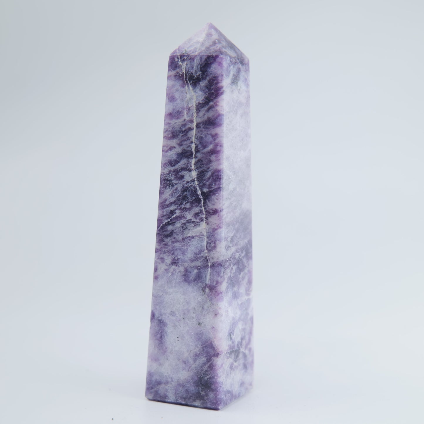 Lepidolite Tower 108g - Luna Panther
