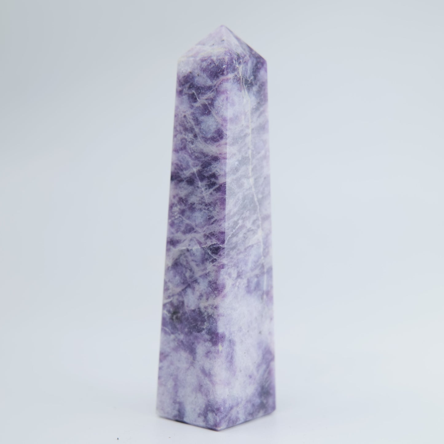 Lepidolite Tower 108g - Luna Panther
