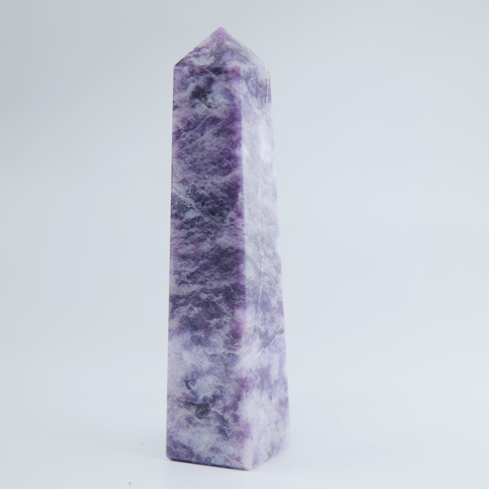 Lepidolite Tower 108g - Luna Panther