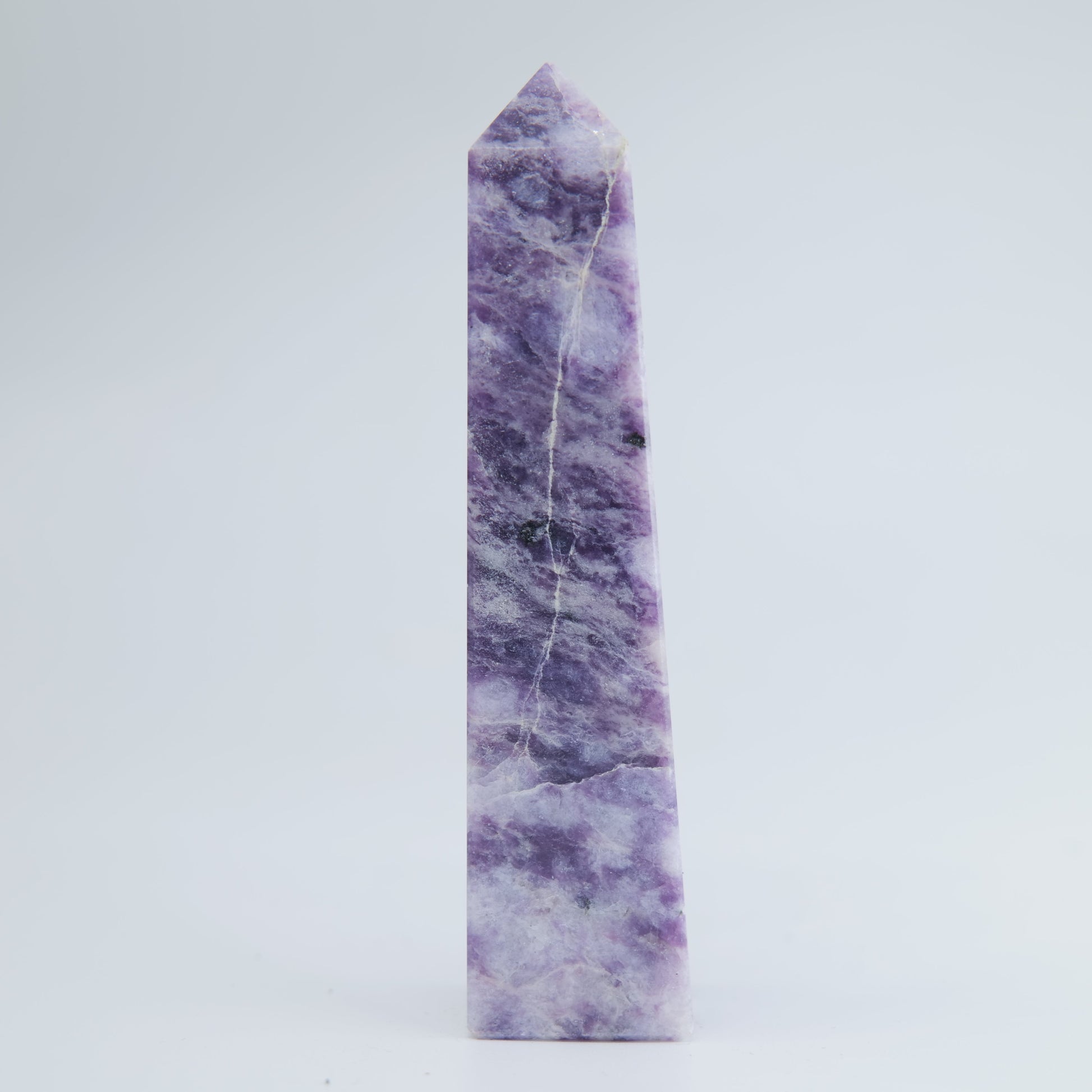 Lepidolite Tower 108g - Luna Panther