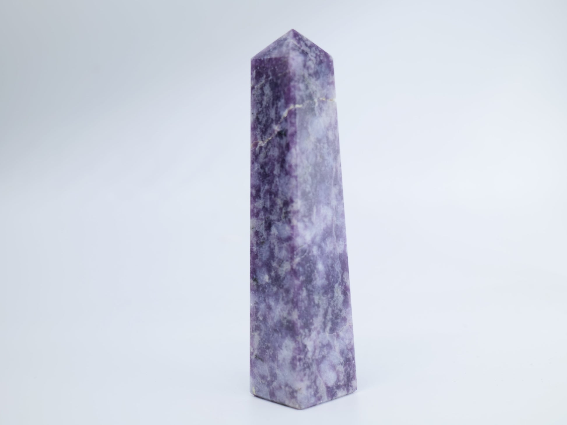 Lepidolite Tower 108g - Luna Panther