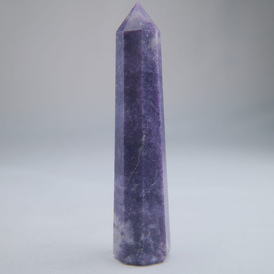 Lepidolite Tower 121g - Luna Panther alternate view