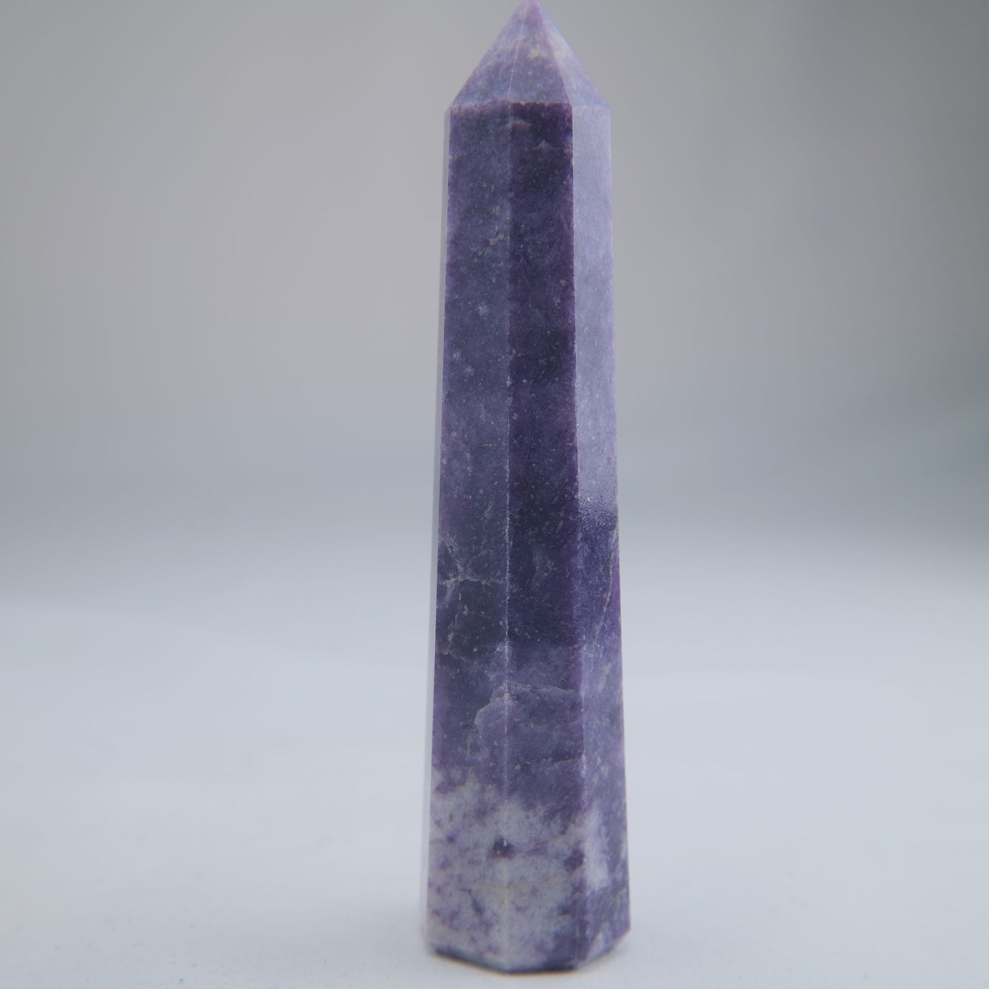 Lepidolite Tower 121g - Luna Panther