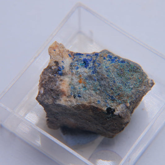 Linarite from Wheal Penhale, Wadebridge, Cornwall - 7g - Luna Panther alternate view
