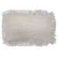 Linen Cushion Cover 30x50cm with fringe - Luna Panther