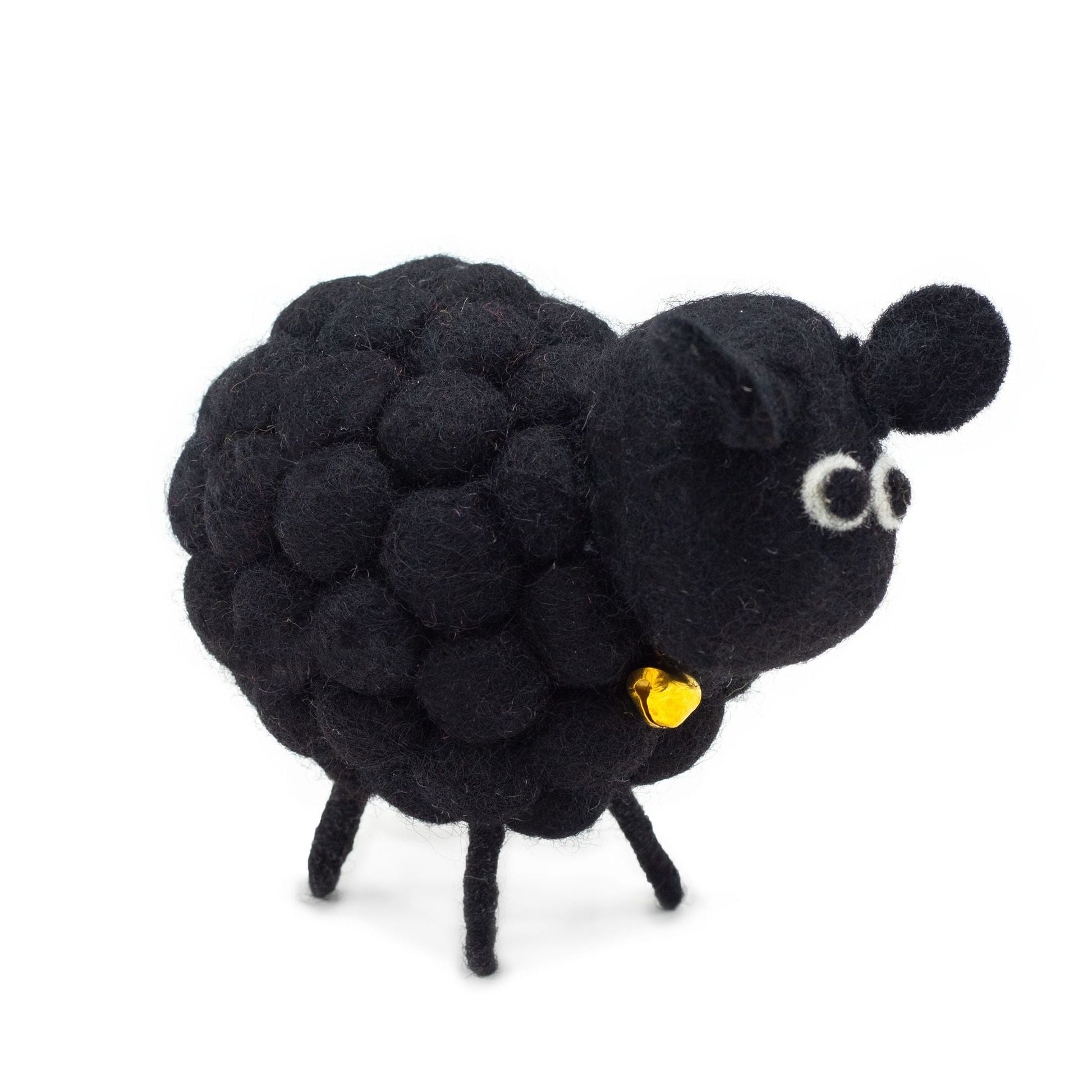 Little Felt Sheep - Black - Luna Panther