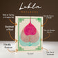 Lokta Bodhi Leaf Notebook - Medium (15x12cm) - 45 Leaves - Assorted - Luna Panther