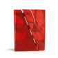 Lokta Bold Floral Bamboo Lock Notebook - Medium (15x12cm) - 45 Leaves - Ruby - Luna Panther