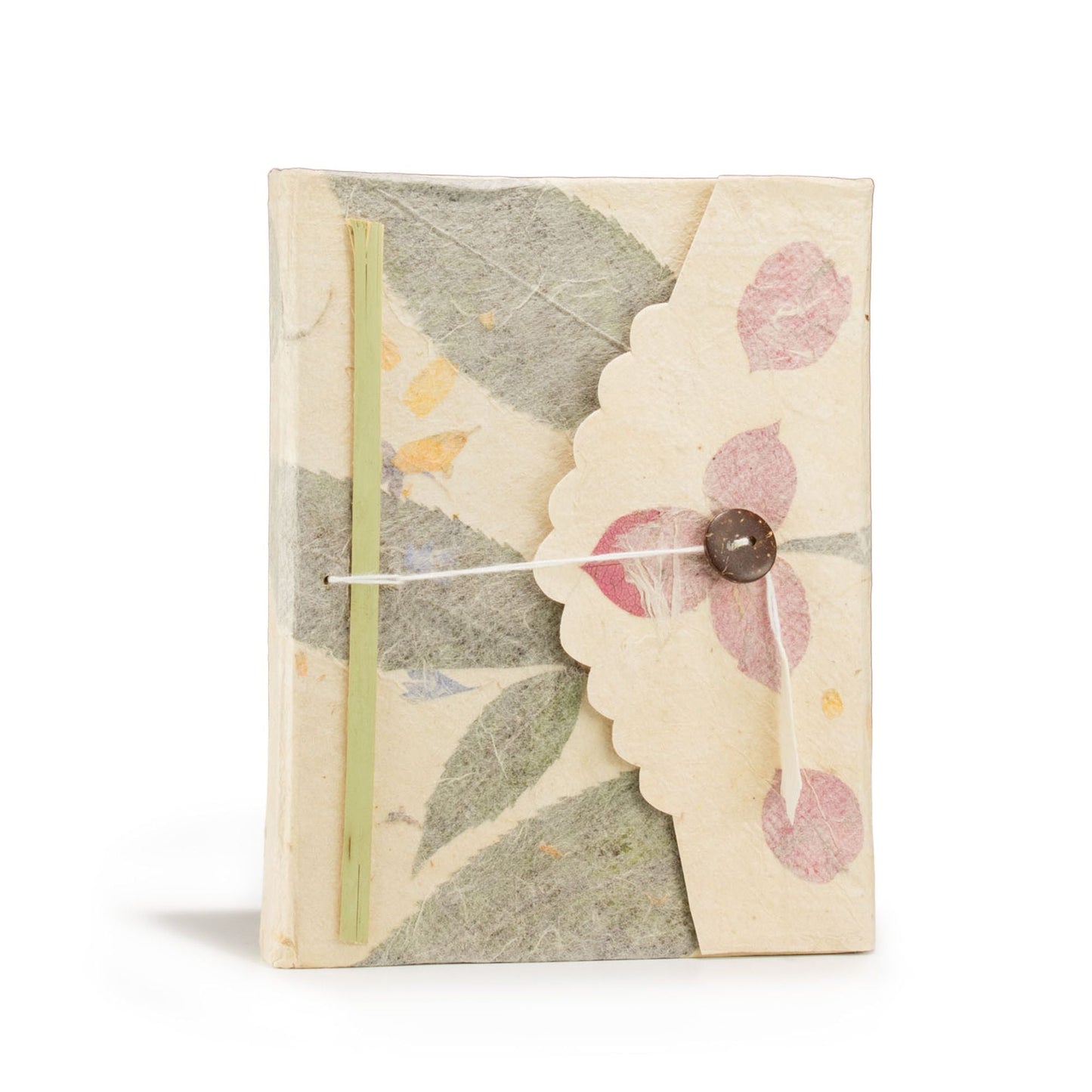 Lokta Bougainvillea Notebook - Medium (15x12cm) - 45 Leaves - Luna Panther