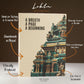 Lokta Inspiration Notebook - A Breath - Large (21x15cm) - 45 Leaves - Includes Bookmark - Luna Panther