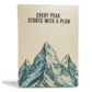 Lokta Inspiration Notebook - Every Peak - Large (21x15cm) - 45 Leaves - Includes Bookmark - Luna Panther