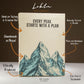 Lokta Inspiration Notebook - Every Peak - Large (21x15cm) - 45 Leaves - Includes Bookmark - Luna Panther
