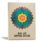 Lokta Inspiration Notebook - Real Life - Large (21x15cm) - 45 Leaves - Includes Bookmark - Luna Panther