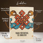 Lokta Inspiration Notebook - Your Potential - Large (21x15cm) - 45 Leaves - Includes Bookmark - Luna Panther