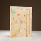Lokta Mixed Colour Cotton Notebook - Large (21x15cm) - 45 Leaves - Includes Bookmark - Luna Panther