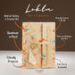 Lokta Mixed Colour Cotton Notebook - Mini (12x8cm) - 40 Leaves - Luna Panther