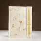 Lokta Mixed Flowers Notebook - Large (21x15cm) - 45 Leaves - Includes Bookmark - Luna Panther