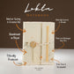 Lokta Mixed Flowers Notebook - Mini (12x8cm) - 40 Leaves - Luna Panther