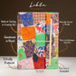 Lokta Patchwork Notebook - Large (21x15cm) - 45 Leaves - Includes Bookmark - Multi Colour - Luna Panther