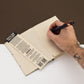 Lokta Traditional Prayer Flag Notebook - Medium (15x12cm) - 45 Leaves - Natural - Luna Panther