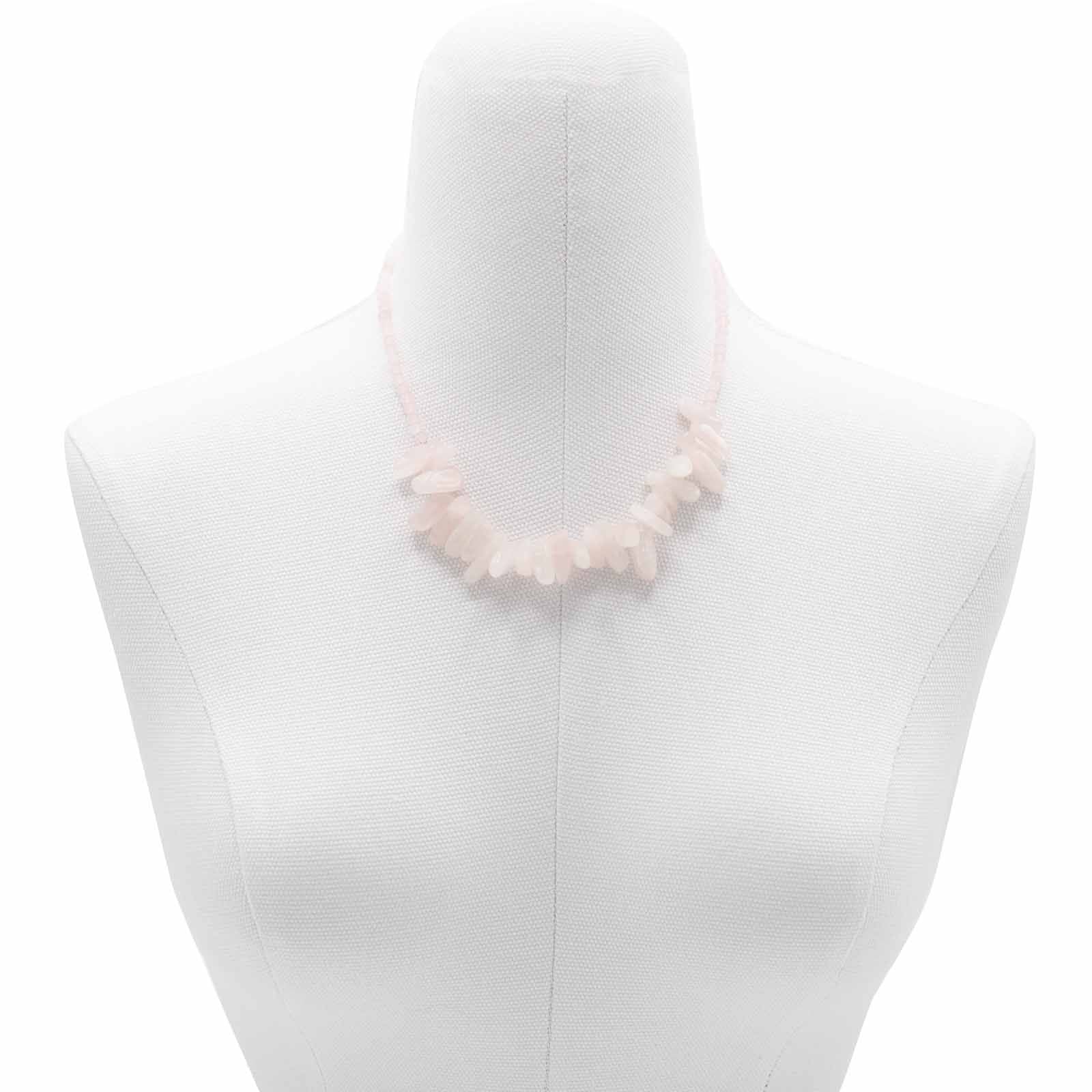 Longstone Gem Necklace - Rose Quartz - Luna Panther