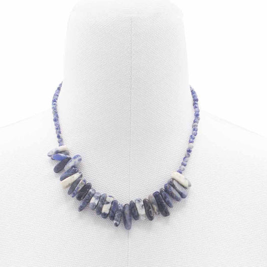 Longstone Gem Necklace - Sodalite - Luna Panther