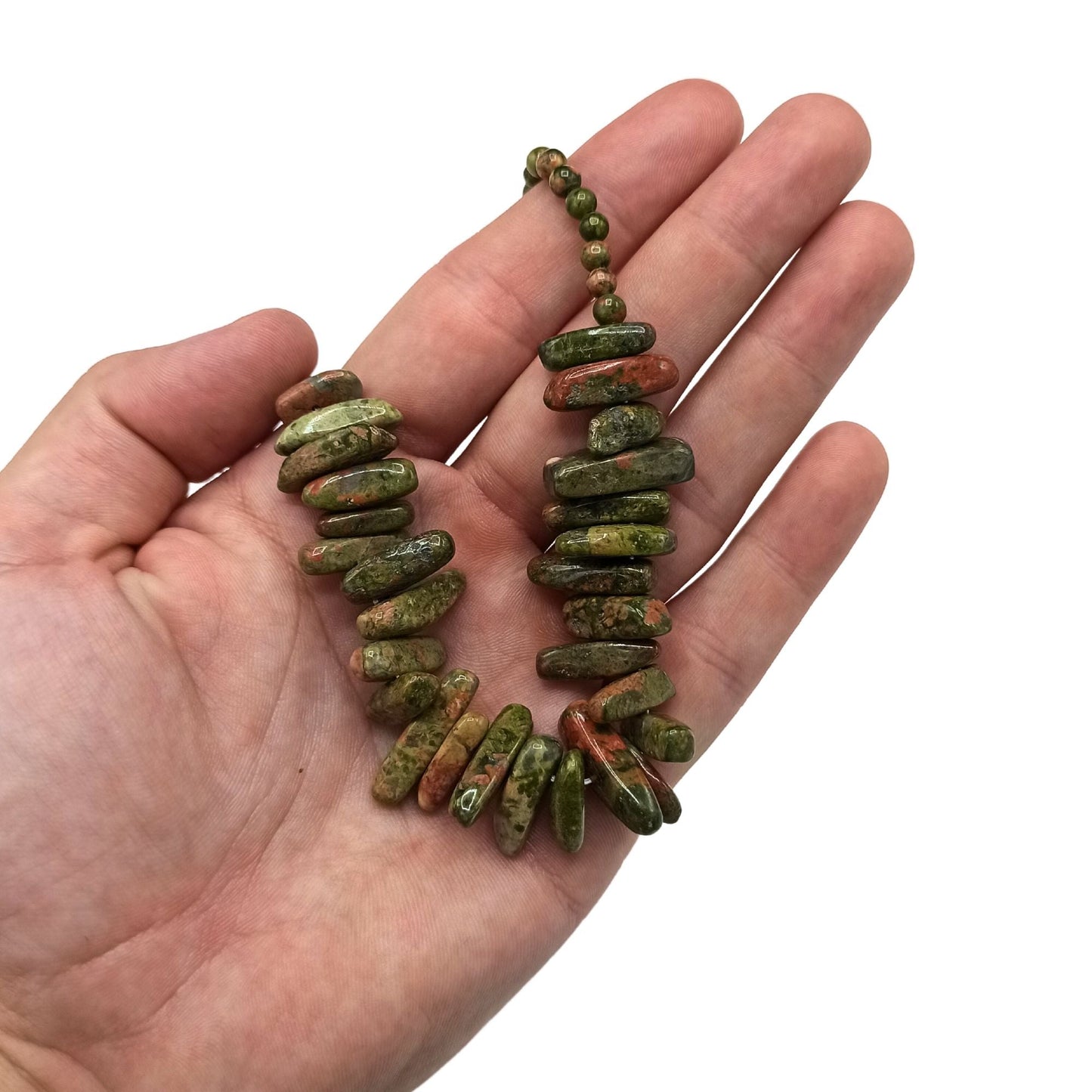 Longstone Gem Necklace - Unakite - Luna Panther