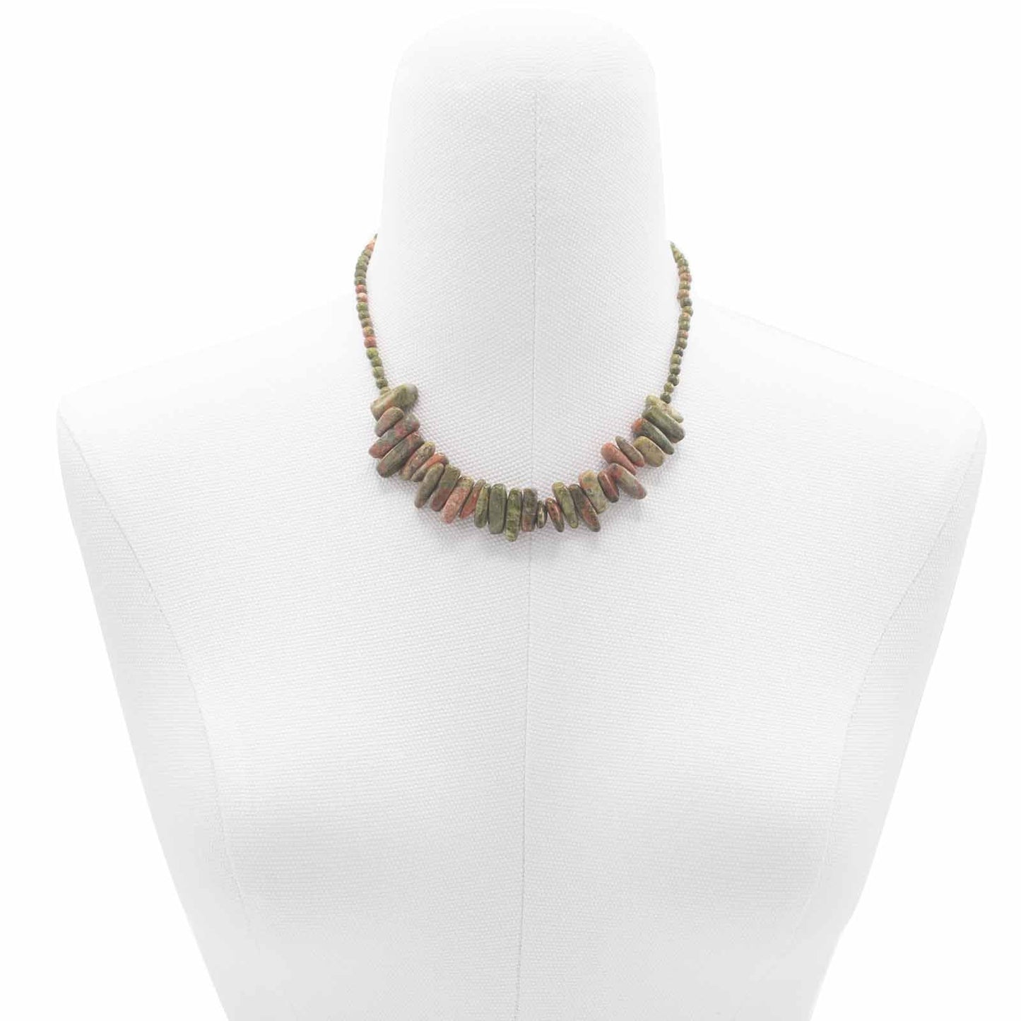 Longstone Gem Necklace - Unakite - Luna Panther