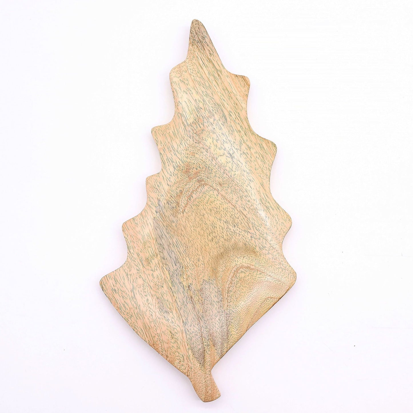Lost in the Forest - Enamel Leaf Wooden Bowl - 33x17cm - Luna Panther
