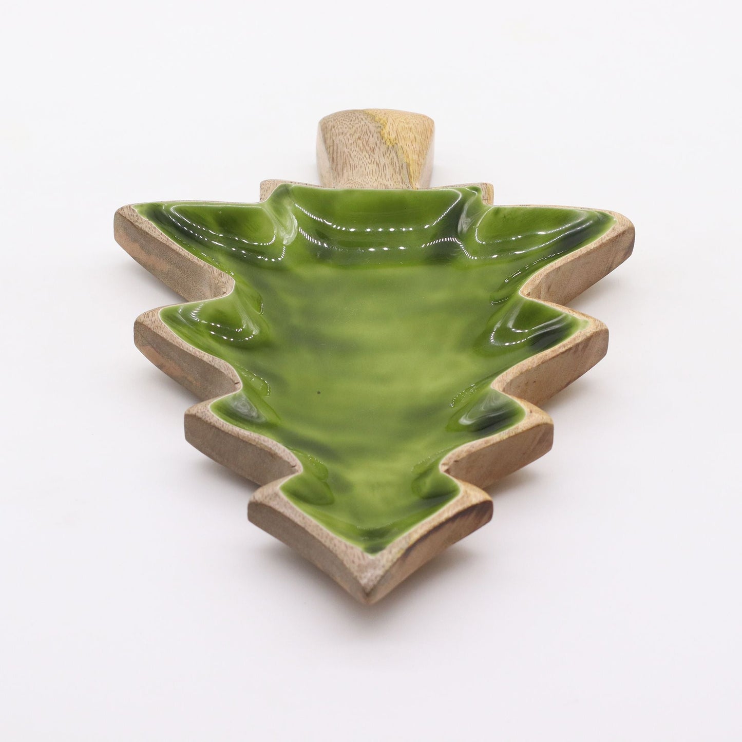 Lost in the Forest - Enamel Tree Wooden Bowl - 25x19cm - Luna Panther
