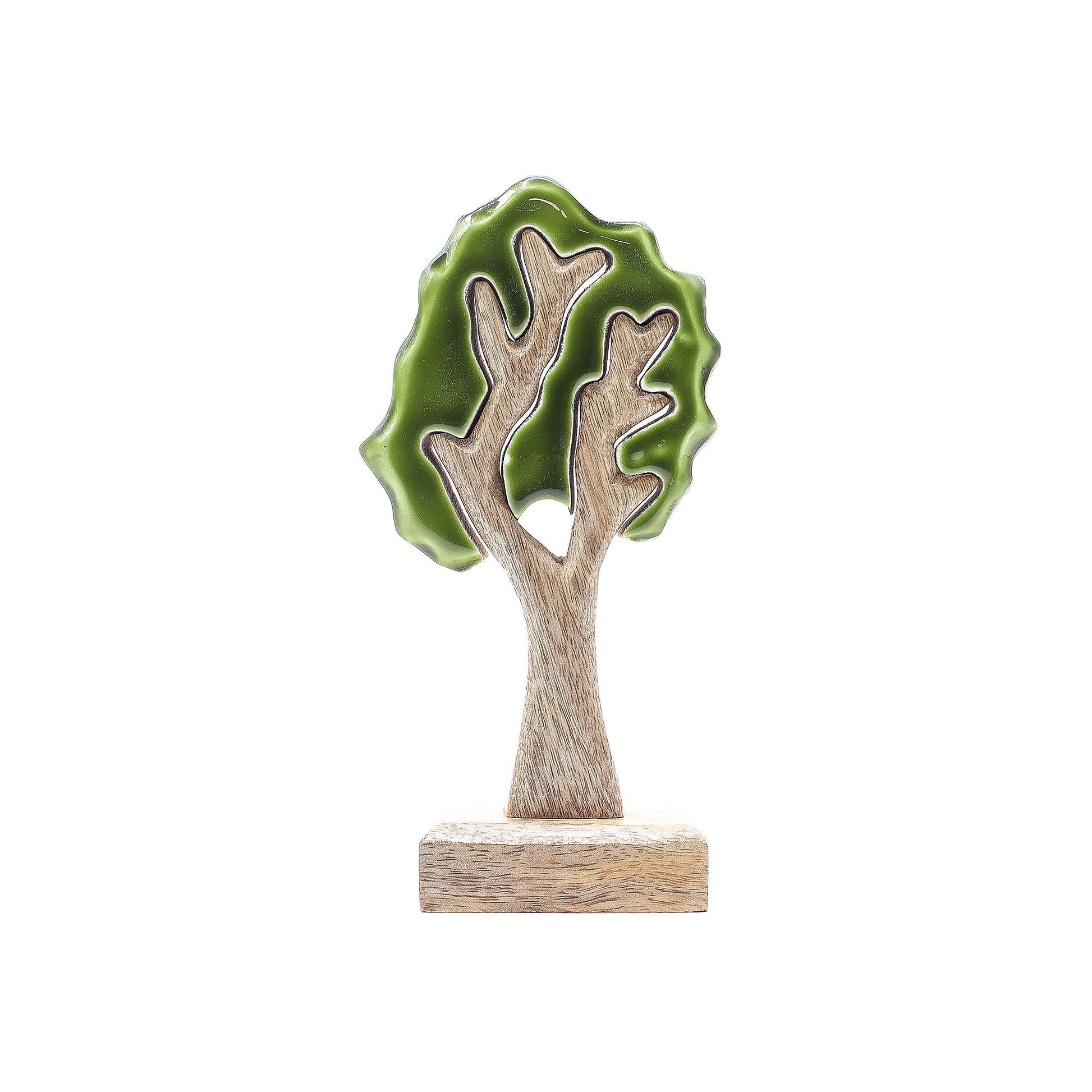 Lost in the Forest - Single Tree 3D Wooden Decoration - 20x10cm - Luna Panther
