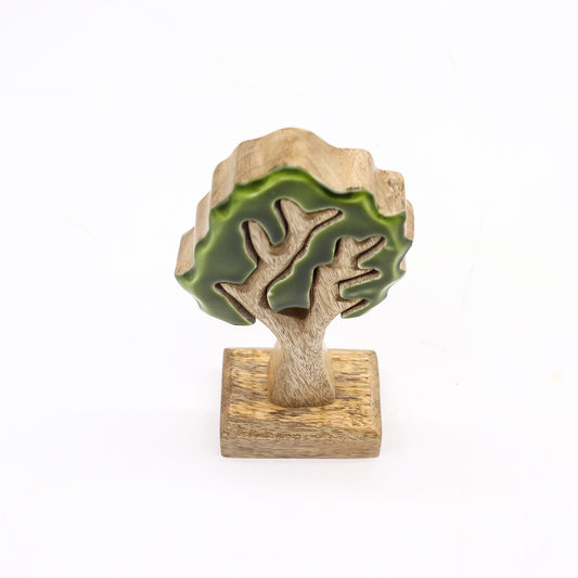 Lost in the Forest - Single Tree 3D Wooden Decoration - 20x10cm - Luna Panther alternate view
