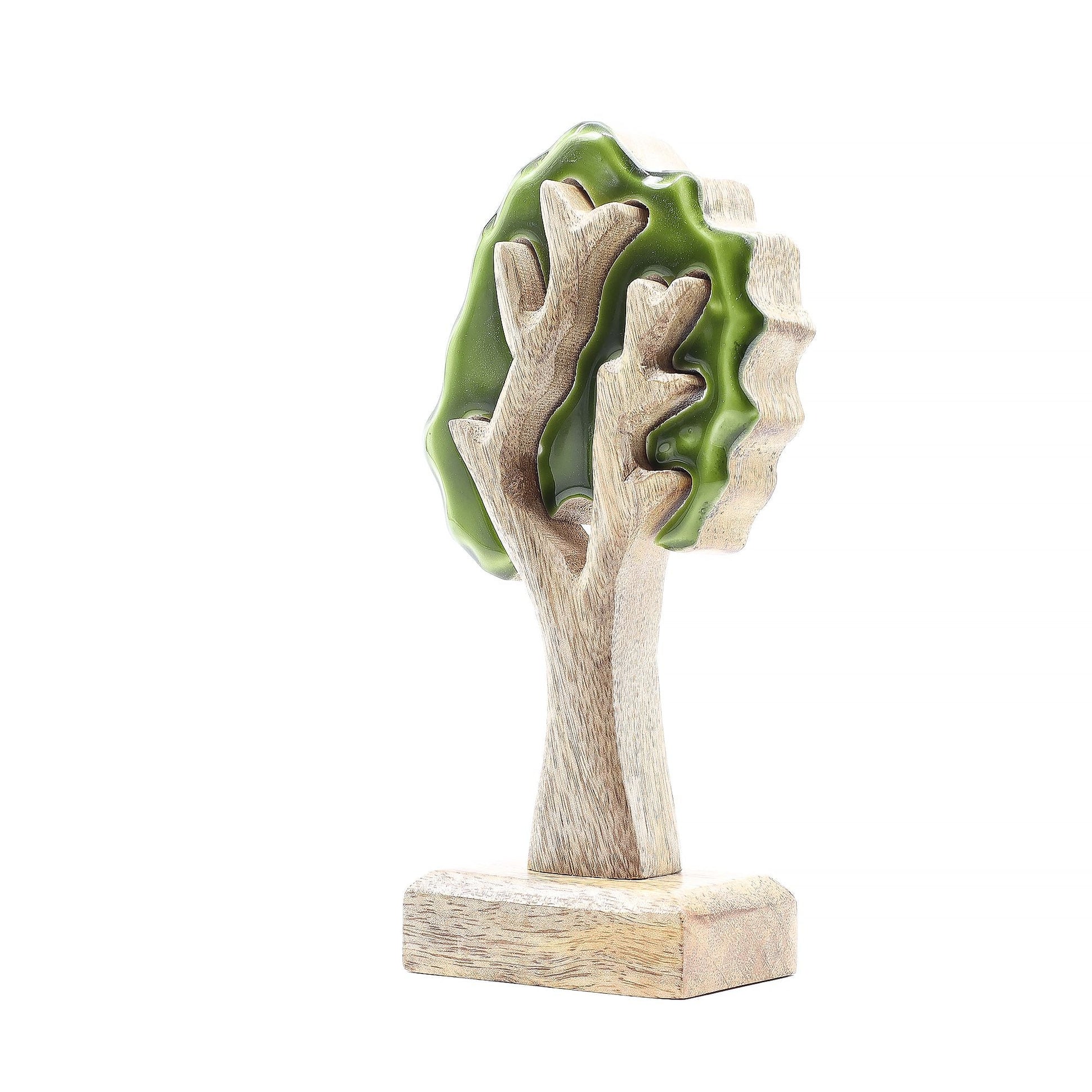 Lost in the Forest - Single Tree 3D Wooden Decoration - 20x10cm - Luna Panther
