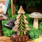 Lost in the Forest - Small Tree in a Tree Wooden Decoration - 15x10cm - Luna Panther
