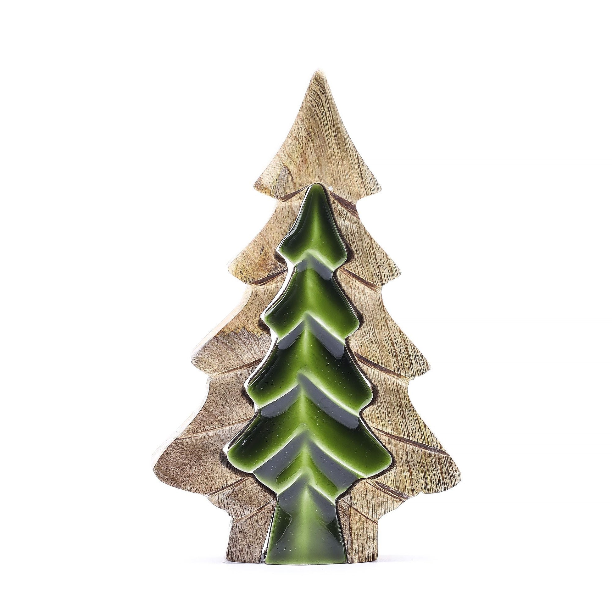 Lost in the Forest - Small Tree in a Tree Wooden Decoration - 15x10cm - Luna Panther