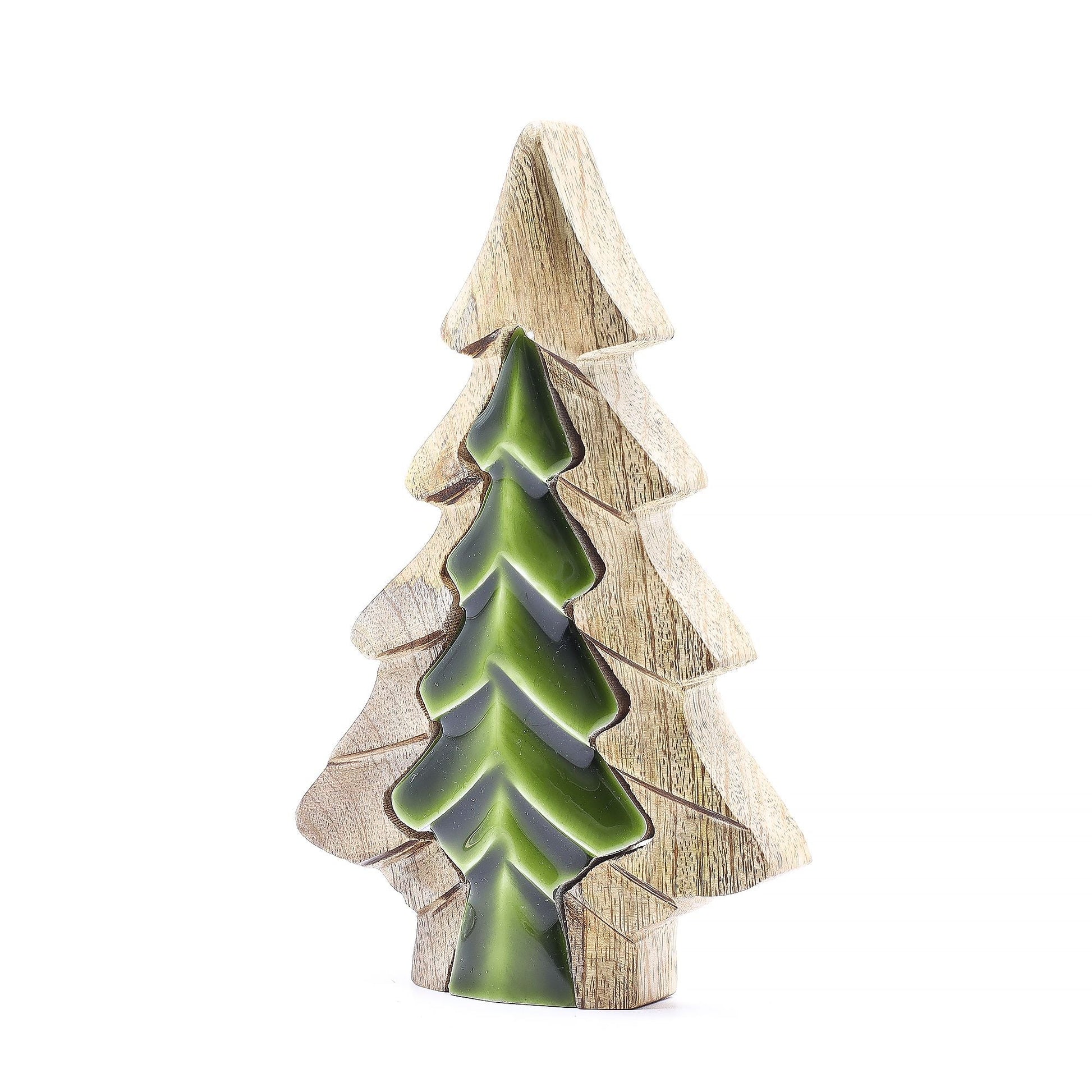 Lost in the Forest - Small Tree in a Tree Wooden Decoration - 15x10cm - Luna Panther
