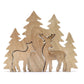 Lost in the Forest - Two Deer in the Forest 3D Wooden Decoration - 18x23cm - Luna Panther