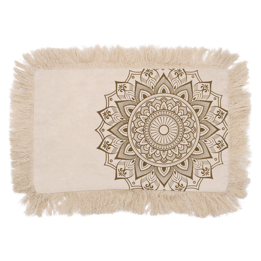 Lotus Mandala Cushion - 30x50cm - bronze - Luna Panther
